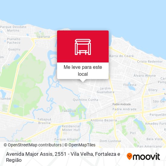 Avenida Major Assis, 2551 - Vila Velha mapa