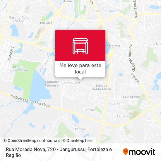 Rua Morada Nova, 720 - Jangurussu mapa
