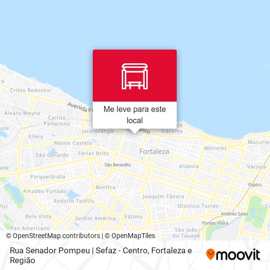 Rua Senador Pompeu | Sefaz - Centro mapa