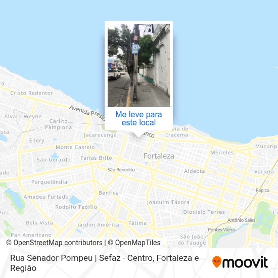 Rua Senador Pompeu | Sefaz - Centro mapa
