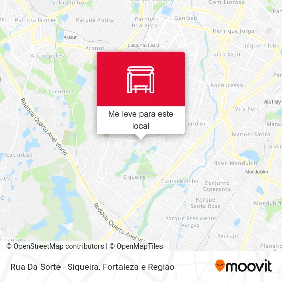 Rua Da Sorte - Siqueira mapa