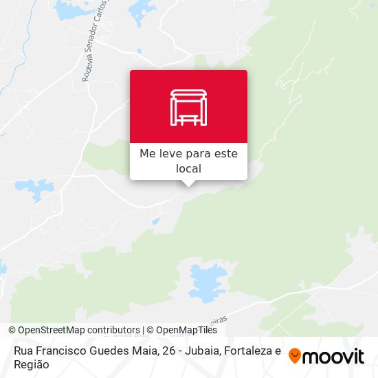 Rua Francisco Guedes Maia, 26 - Jubaia mapa