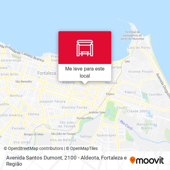 Avenida Santos Dumont, 2100 - Aldeota mapa
