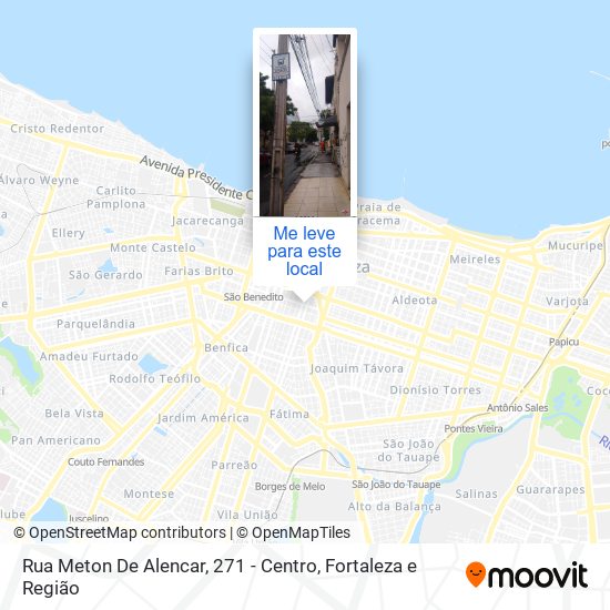 Rua Meton De Alencar, 271 - Centro mapa