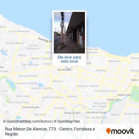 Rua Meton De Alencar, 773 - Centro mapa