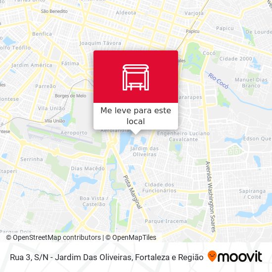 Rua 3, S / N - Jardim Das Oliveiras mapa