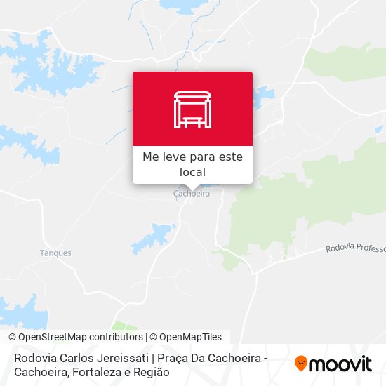 Rodovia Carlos Jereissati | Praça Da Cachoeira - Cachoeira mapa