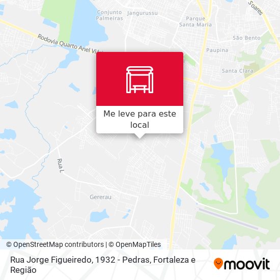 Rua Jorge Figueiredo, 1932 - Pedras mapa