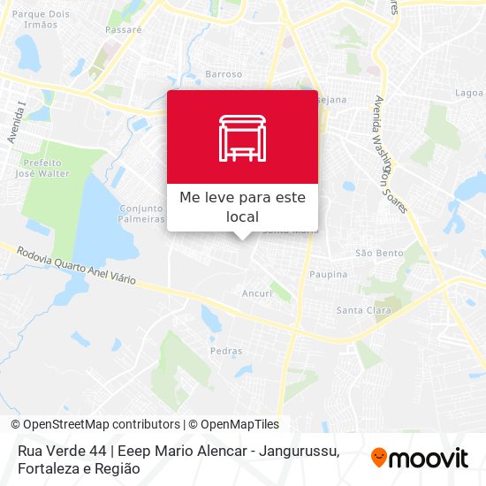 Rua Verde 44 | Eeep Mario Alencar - Jangurussu mapa