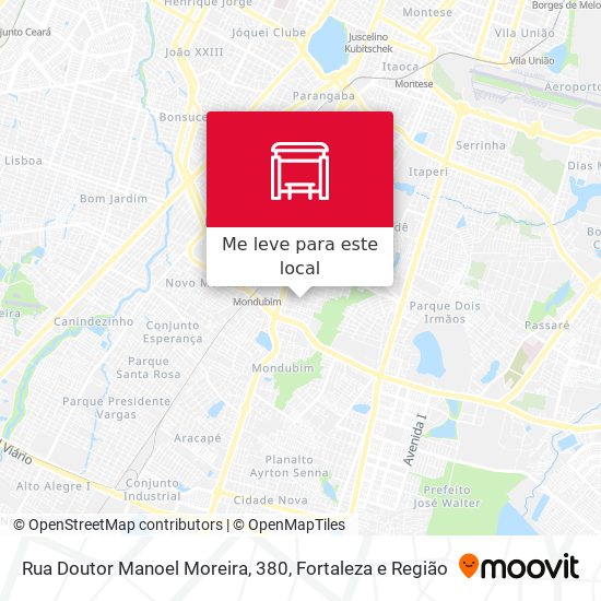 Rua Doutor Manoel Moreira, 380 mapa