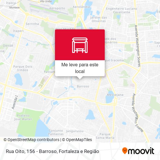 Rua Oito, 156 - Barroso mapa