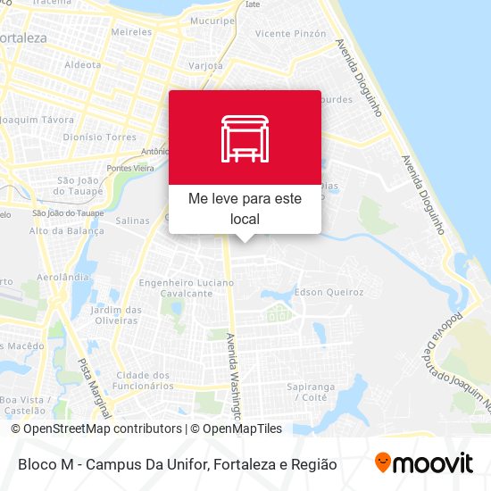 Bloco M - Campus Da Unifor mapa