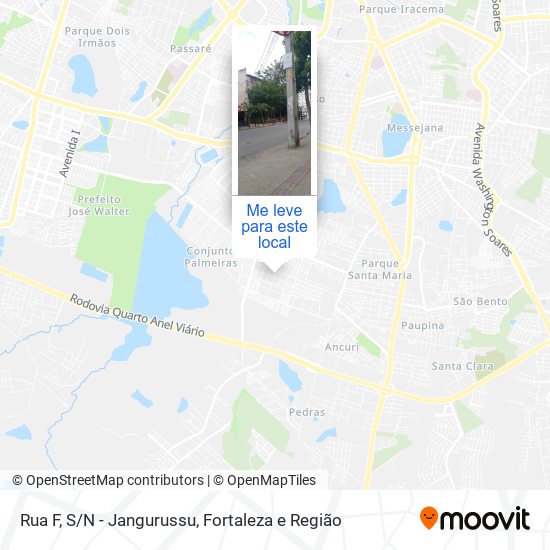 Rua F, S/N - Jangurussu mapa