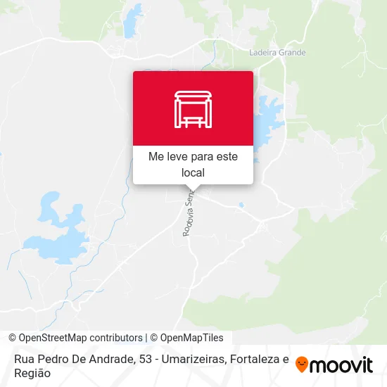 Rua Pedro De Andrade, 53 - Umarizeiras mapa