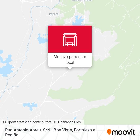 Rua Antonio Abreu, S / N - Boa Vista mapa