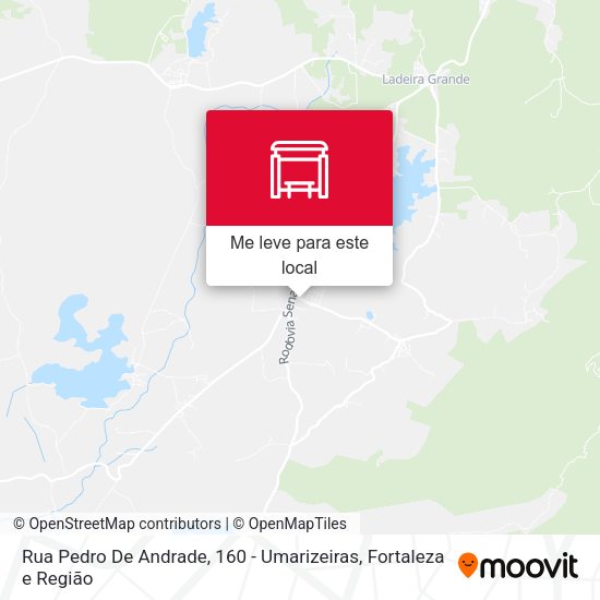 Rua Pedro De Andrade, 160 - Umarizeiras mapa