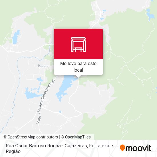 Rua Oscar Barroso Rocha - Cajazeiras mapa
