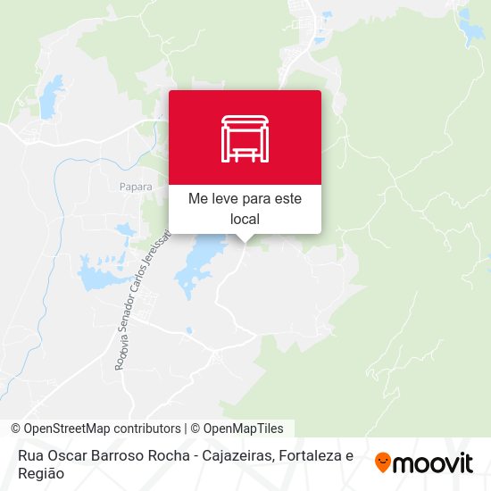 Rua Oscar Barroso Rocha - Cajazeiras mapa