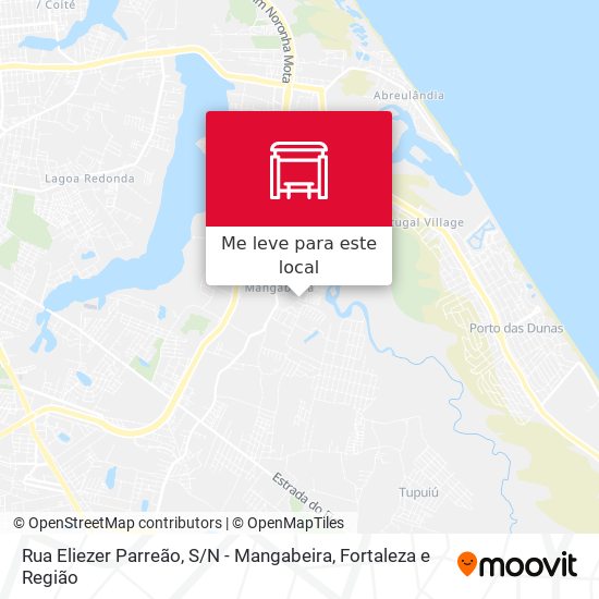 Rua Eliezer Parreão, S / N - Mangabeira mapa