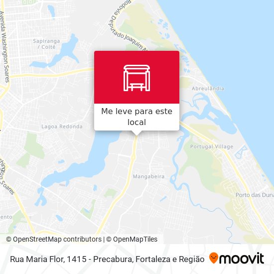 Rua Maria Flor, 1415 - Precabura mapa