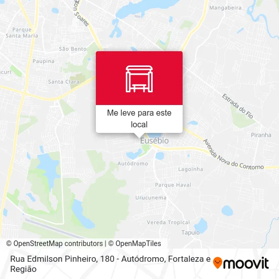 Rua Edmilson Pinheiro, 180 - Autódromo mapa
