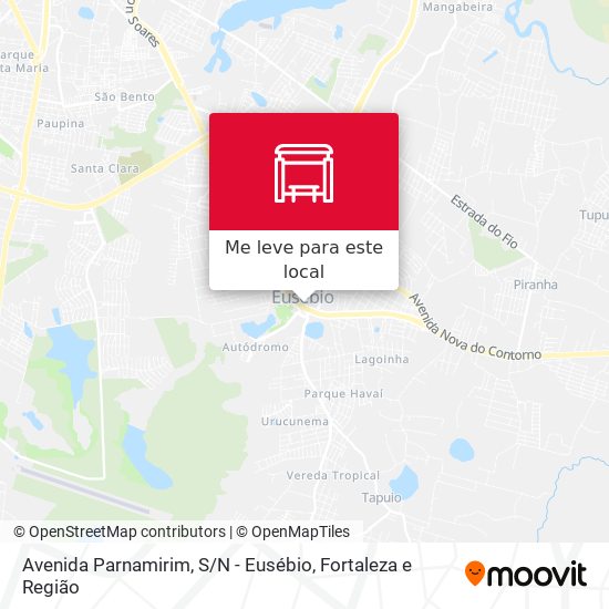 Avenida Parnamirim, S / N - Eusébio mapa