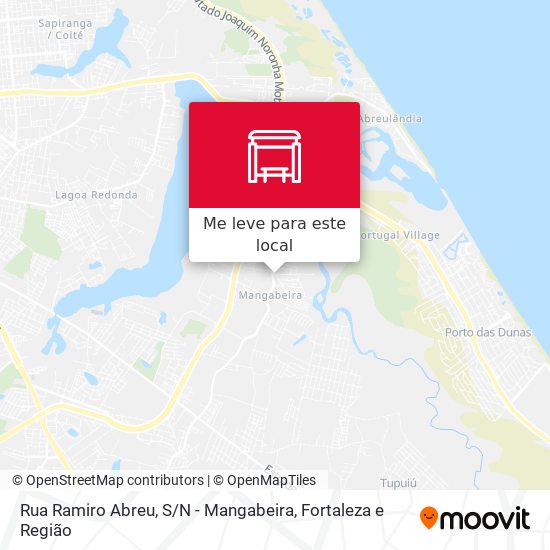 Rua Ramiro Abreu, S / N - Mangabeira mapa