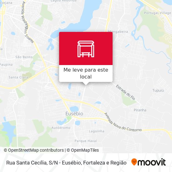 Rua Santa Cecília, S / N - Eusébio mapa