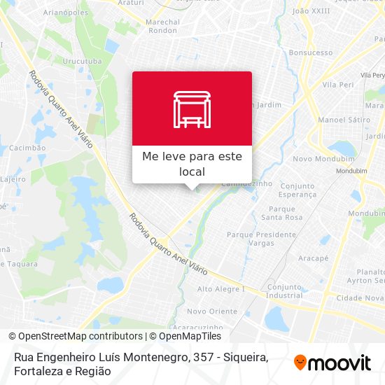 Rua Engenheiro Luís Montenegro, 357 - Siqueira mapa