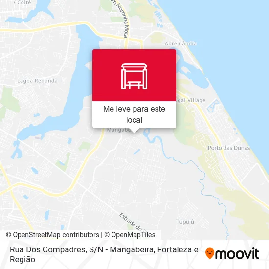 Rua Dos Compadres, S / N - Mangabeira mapa