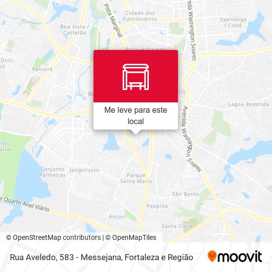 Rua Aveledo, 583 - Messejana mapa