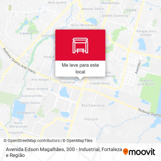 Avenida Edson Magalhães, 300 - Industrial mapa