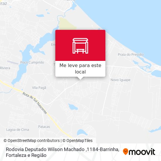 Rodovia Deputado Wilson Machado ,1184-Barrinha mapa