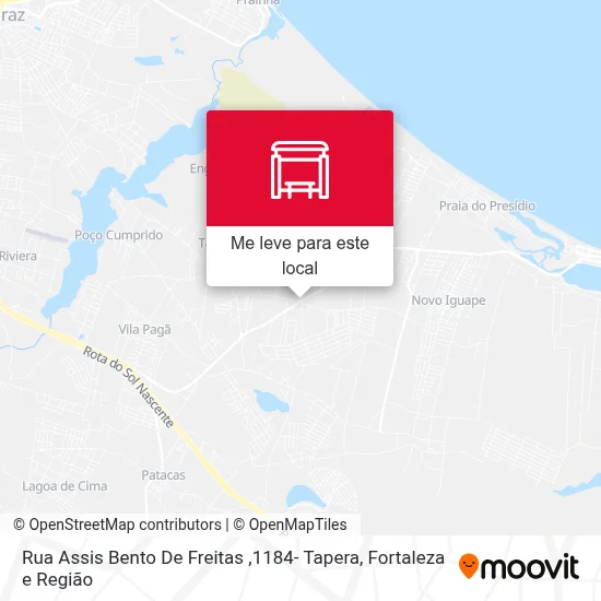 Rua Assis Bento De Freitas ,1184- Tapera mapa
