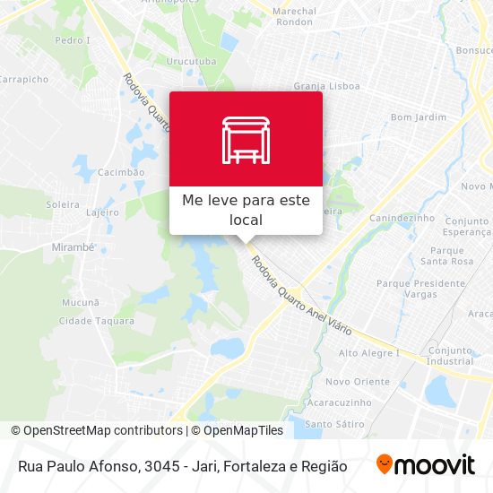 Rua Paulo Afonso, 3045 - Jari mapa