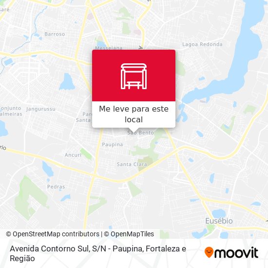 Avenida Contorno Sul, S / N - Paupina mapa