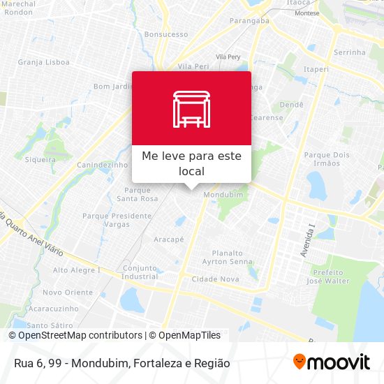 Rua 6, 99 - Mondubim mapa