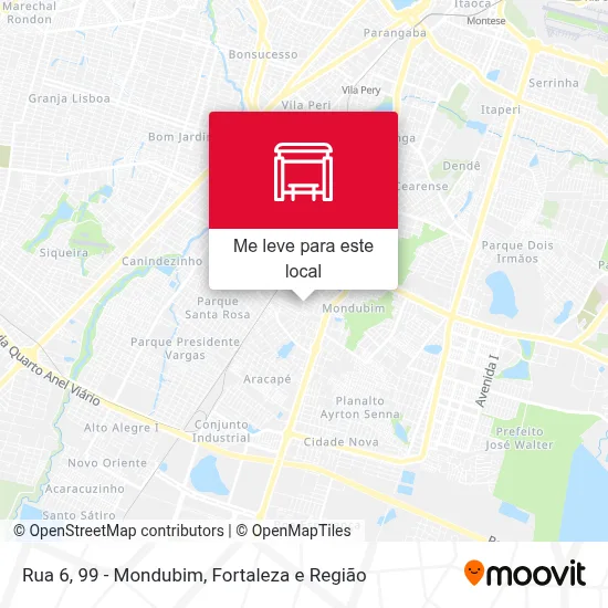 Rua 6, 99 - Mondubim mapa
