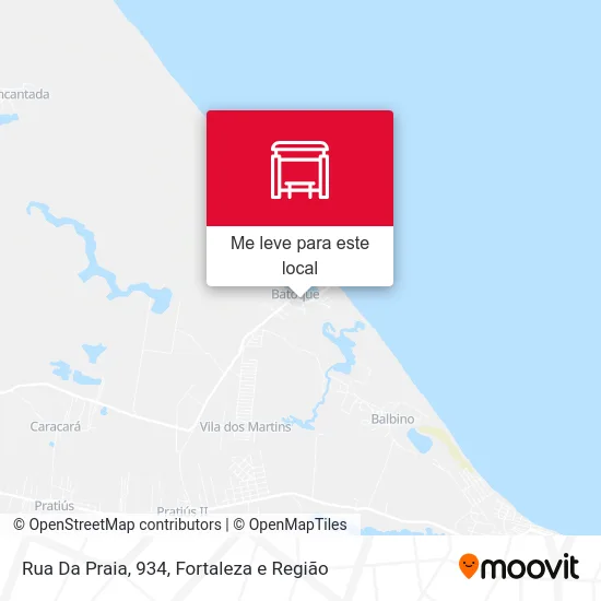 Rua Da Praia, 934 mapa