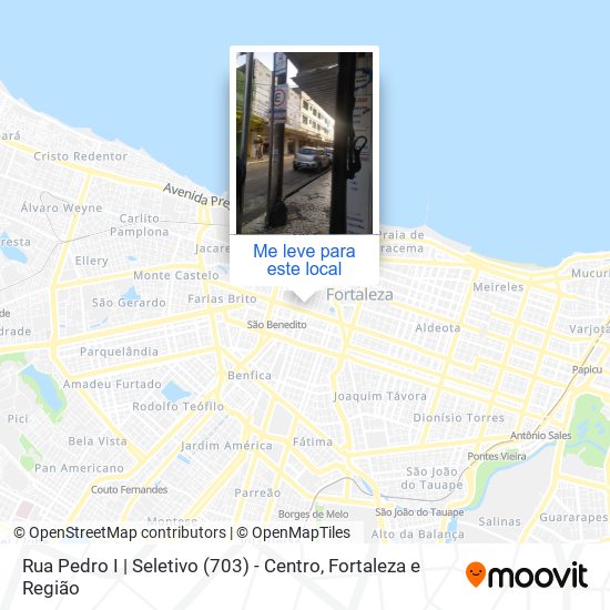 Rua Pedro I | Seletivo (703) - Centro mapa