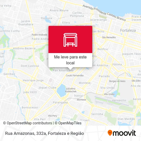 Rua Amazonas, 332a mapa