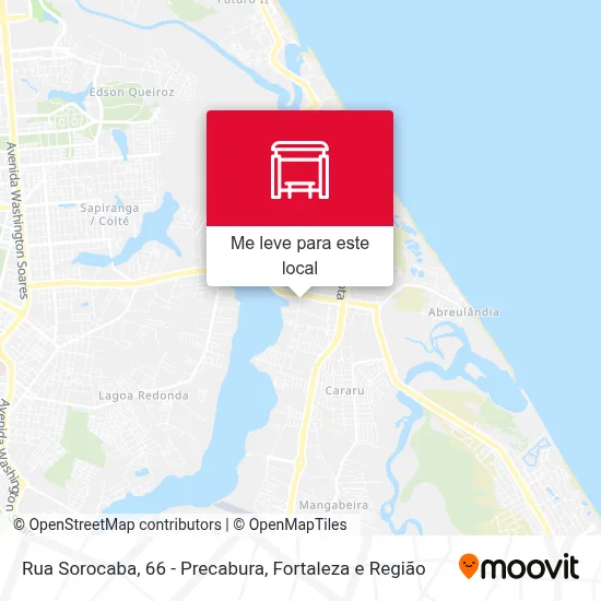 Rua Sorocaba, 66 - Precabura mapa