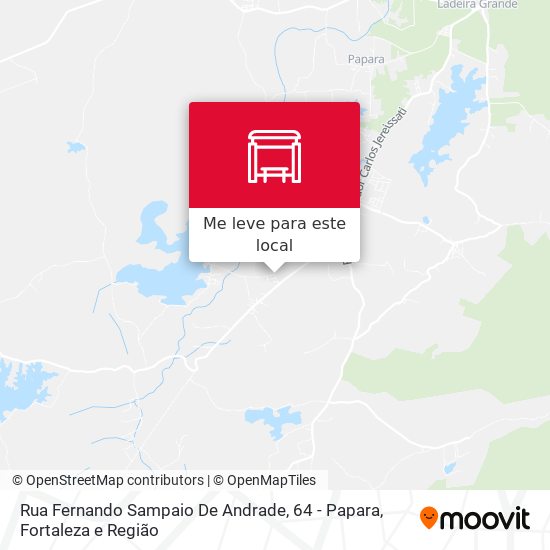 Rua Fernando Sampaio De Andrade, 64 - Papara mapa