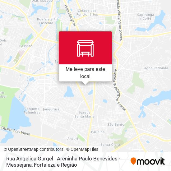 Rua Angélica Gurgel | Areninha Paulo Benevides - Messejana mapa