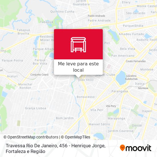Travessa Rio De Janeiro, 456 - Henrique Jorge mapa