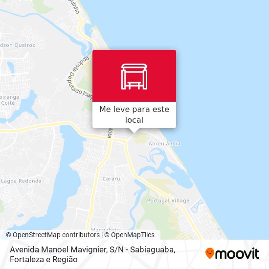 Avenida Manoel Mavignier, S / N - Sabiaguaba mapa