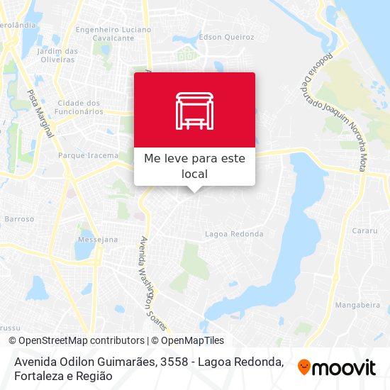Avenida Odilon Guimarães, 3558 - Lagoa Redonda mapa