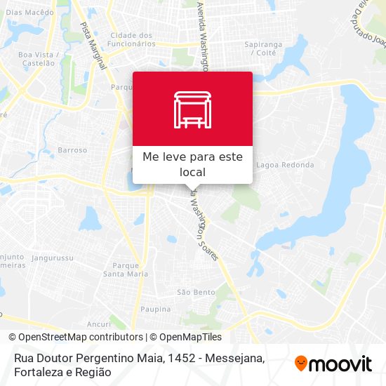 Rua Doutor Pergentino Maia, 1452 - Messejana mapa