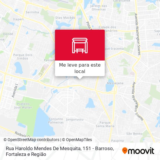 Rua Haroldo Mendes De Mesquita, 151 - Barroso mapa