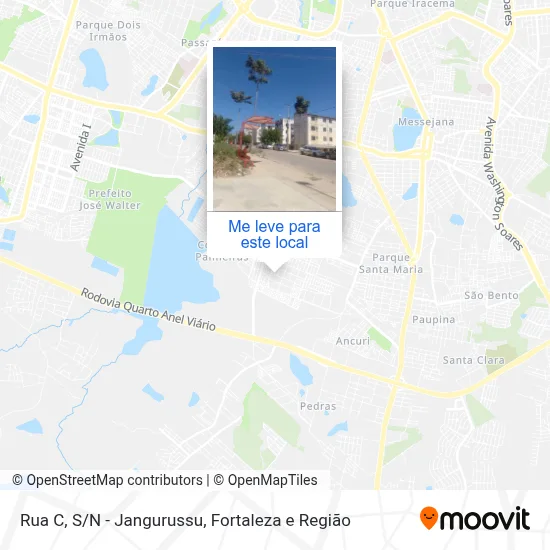 Rua C, S/N - Jangurussu mapa